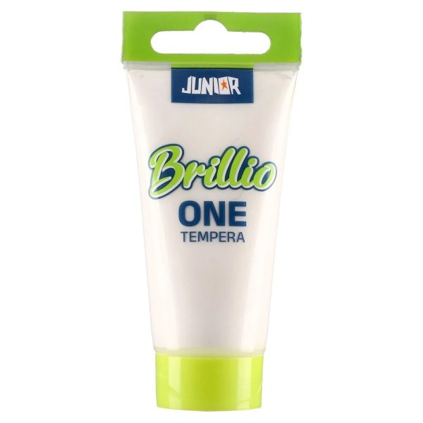 Brillio One tempera, bela, 40 ml