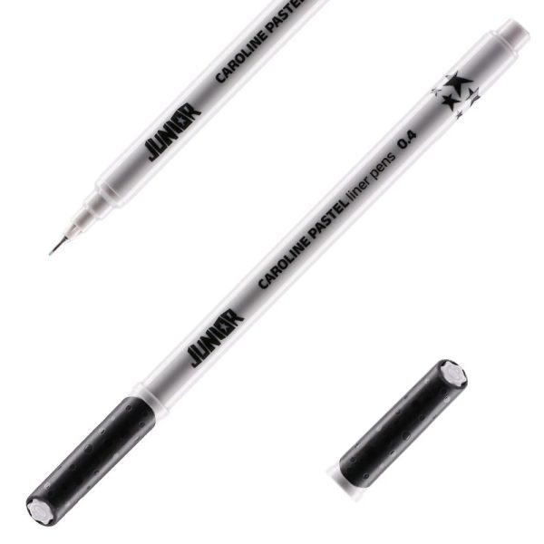 Caroline pastel liner 0.4 mm, sivi