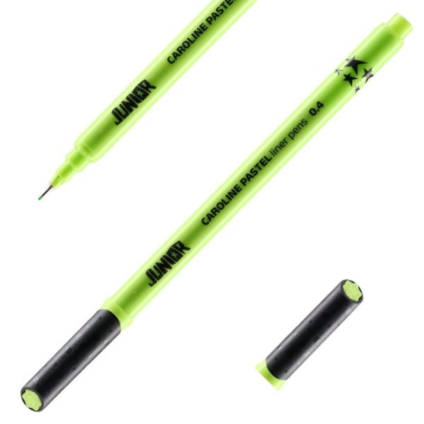 Caroline pastel liner 0.4 mm, zeleni