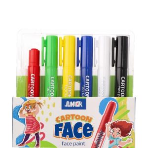 Cartoon face boja za lice, 6 kom