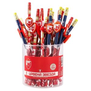 Classy pin grafitna olovka sa gumicom, Crvena zvezda
