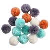 Crafty pom-pom, miks, 30 mm, 18 kom