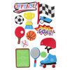 Crafty stikeri od eva pene, sport, miks