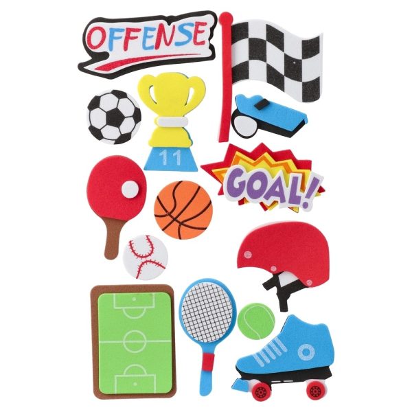 Crafty stikeri od eva pene, sport, miks
