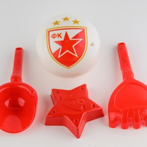 Dečiji set za plažu Crvena zvezda
