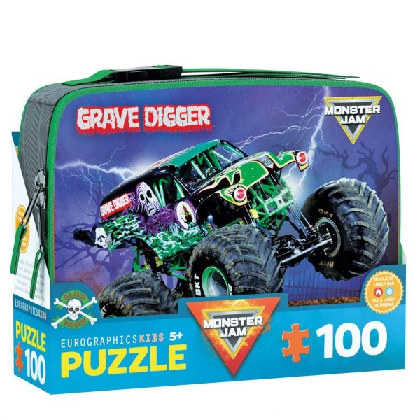 Eurographics puzzle 100 delova u torbici, Monster Jam Grave Digger