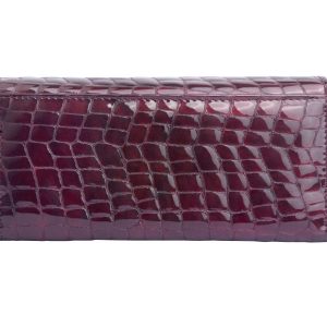 Falco ženski novčanik 1548 bordo kroko lak