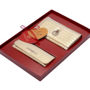 Falco ženski poklon set 9937 zlatni kroko
