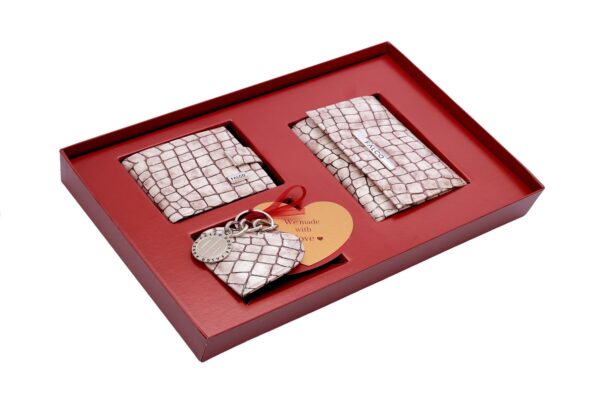 Falco ženski poklon set 9947 bež kroko lak