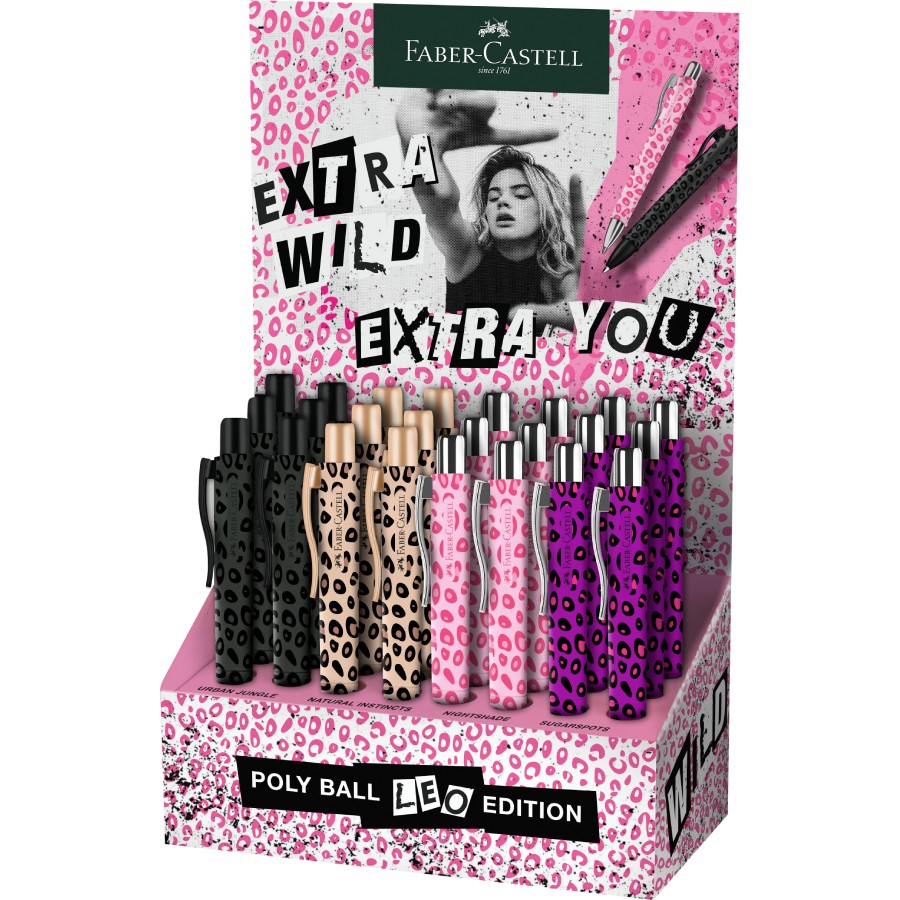 Faber-Castell hemijska olovka Poly Ball XB, Sugarspots
