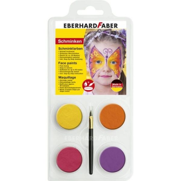 Boje za lice Eberhard Faber, set Butterfly
