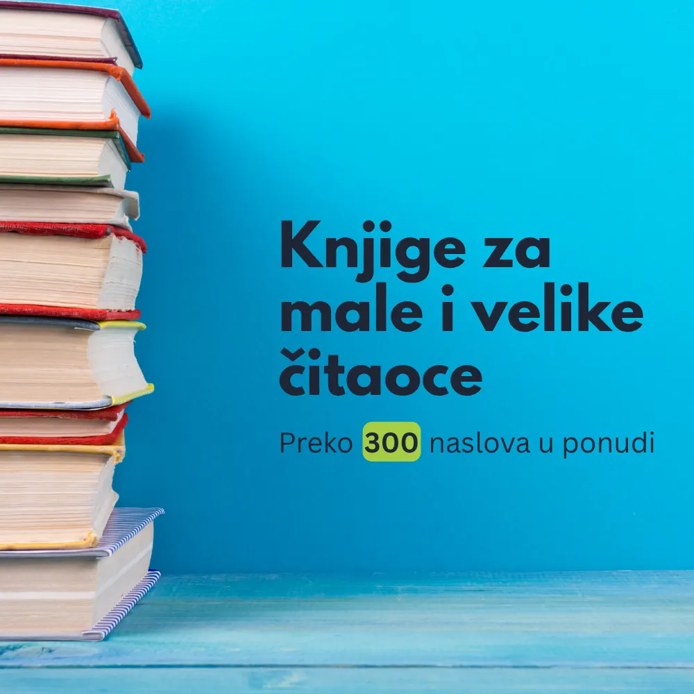 Knjige za male i velike čitaoce, preko 300 naslova u ponudi