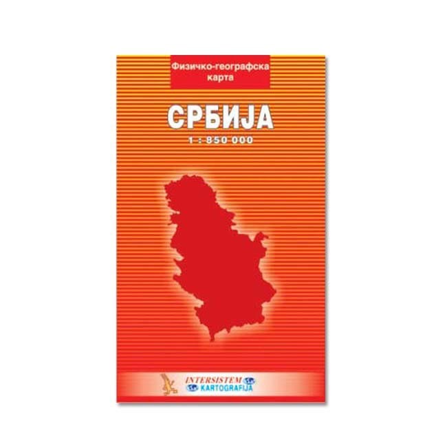 Intersistem Karta Srbije fizičko-geografska