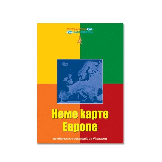 Intersistem Neme karte Evrope, vežbanka za 6. razred