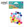 Kraft dekorativni pom-pom 15 mm 30 kom