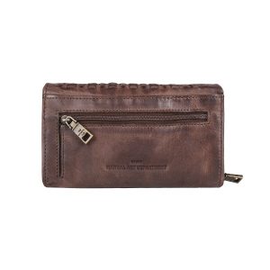 Manual ženski kožni novčanik 10231 – pleteni od washed kože, četiri boje