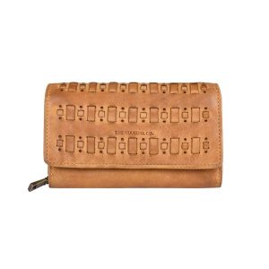 Manual ženski kožni novčanik 10231 – pleteni od washed kože, četiri boje