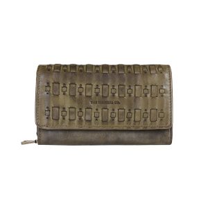 Manual ženski kožni novčanik 10231 – pleteni od washed kože, četiri boje