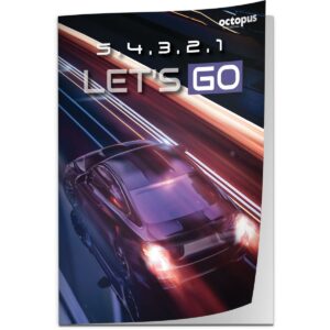Octopus sveska A4 dikto Cars