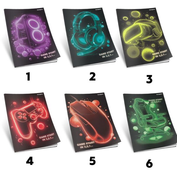 Octopus sveska A4 sitni karo Gaming