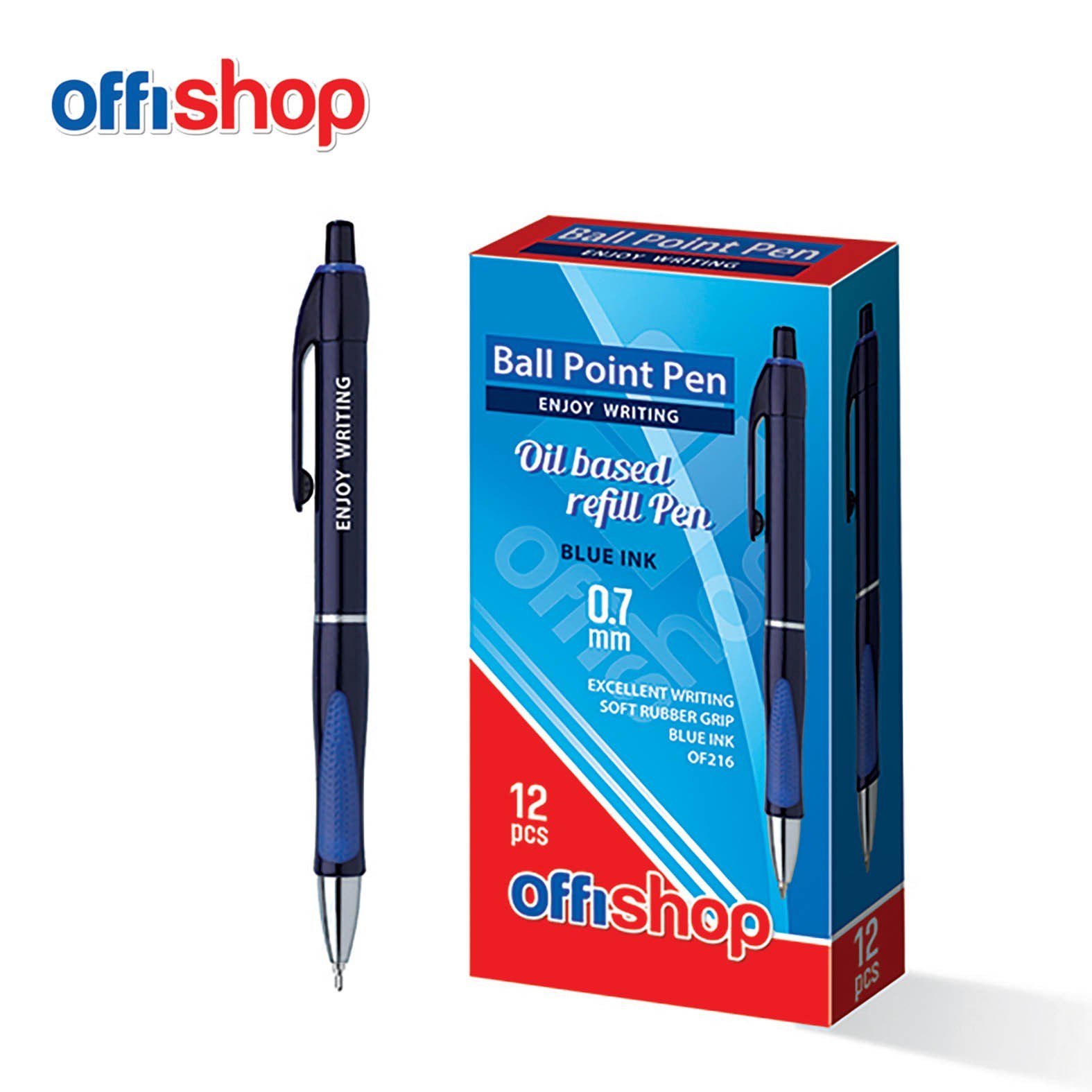 Offishop Enjoy hemijska olovka 0,7 mm plava
