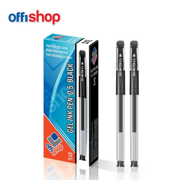 Offishop gel olovka 0,5 mm crna