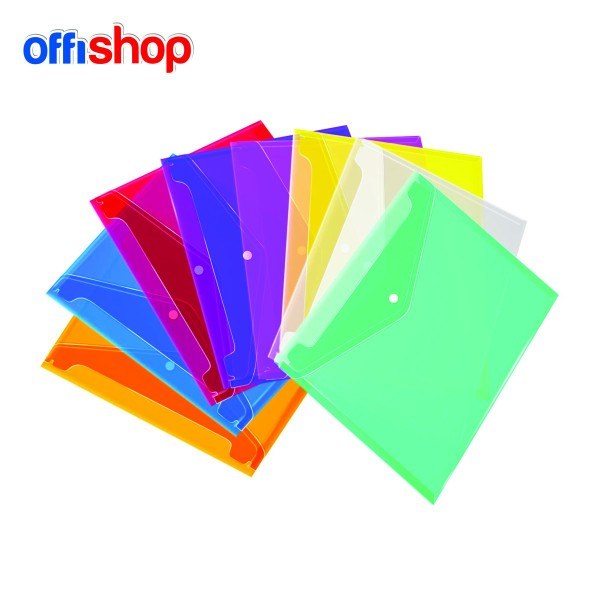 Offishop providna fascikla na dugme A4 u boji