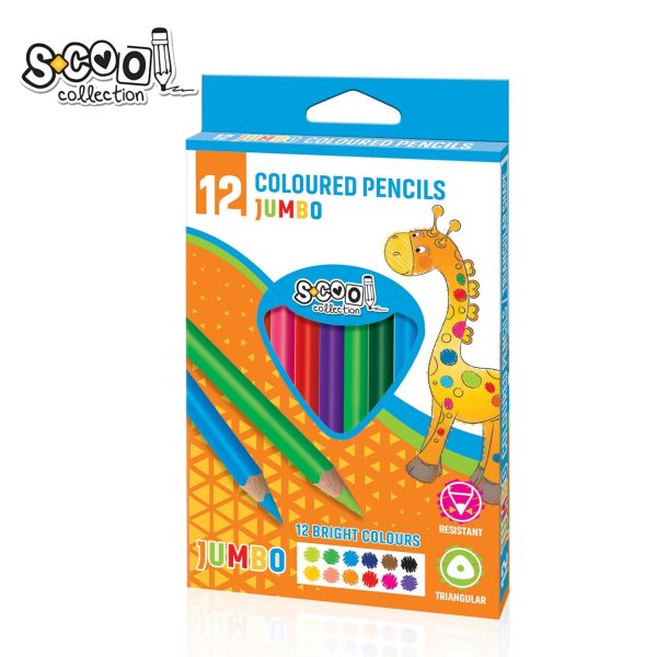 S-Cool drvene bojice jumbo 1/12 SC181