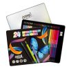 S-Cool drvene bojice Super Soft 24 u metalnoj kutiji SC2493