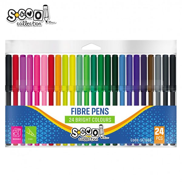 S-Cool flomasteri 24 boje blister