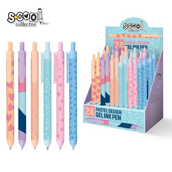 S-Cool gel olovka Pastel dezen 0,7 mm
