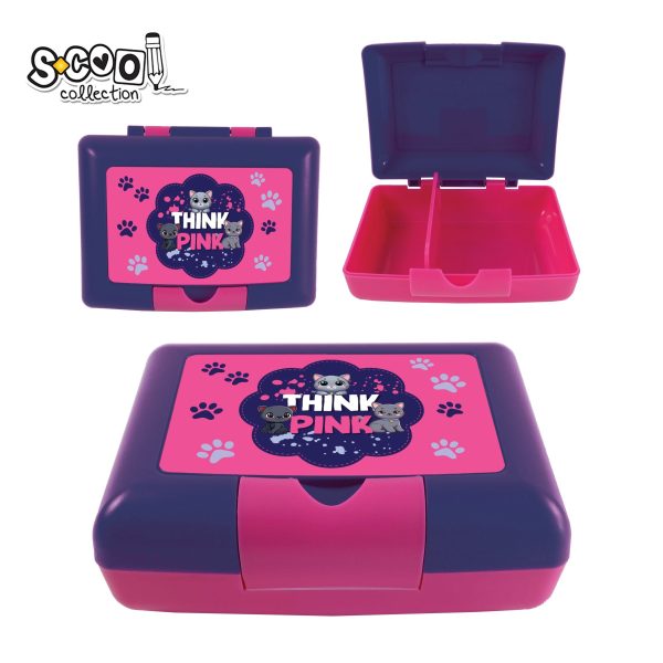 S-Cool kutija za užinu mačka Think Pink SC3407