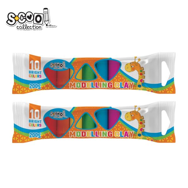 S-Cool plastelin 10 boja 200 g SC960