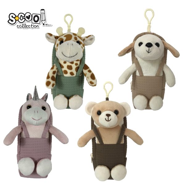 S-Cool plišana pernica Baby Animals SC3458