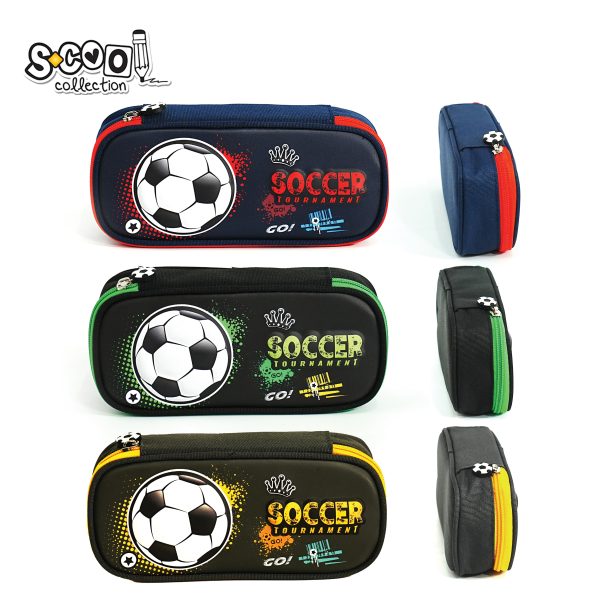 S-Cool prazna pernica Soccer SC3462
