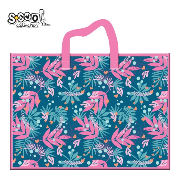 S-Cool torba za blok BR.5 tropsko lišće SC3481