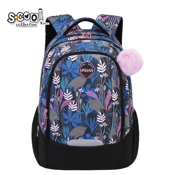 S-Cool URBAN anatomski ranac tropsko lišće SC3384