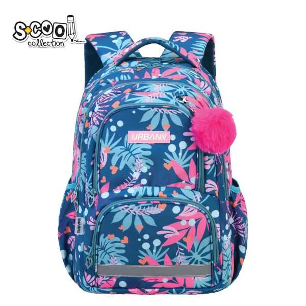 S-Cool URBAN ergonomski ranac tropsko lišće SC3376