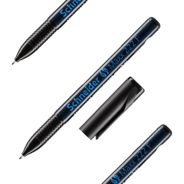 Schneider Maxx 222 F permanentni marker, crni