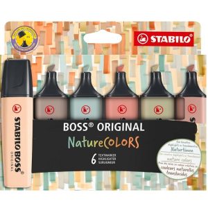 Stabilo Boss Original NatureColors signir, set 6