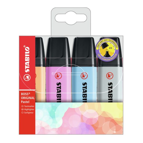 Stabilo Boss Original pastel signir, set 4