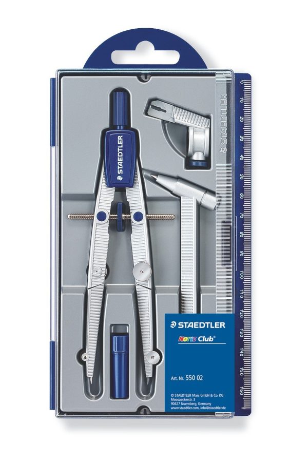 Staedtler Noris šestar 550 02 sa adapterom i produžetkom