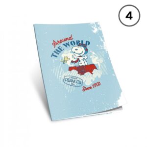 Sveska A4 sitni karo Snoopy