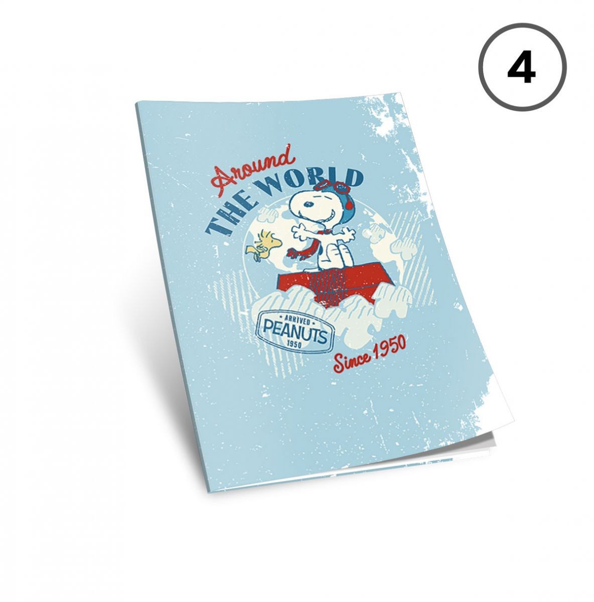 Sveska A4 sitni karo Snoopy