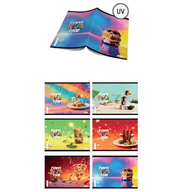Target sveska A4 kocke Funny Food