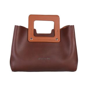Manual ženska kožna torba 56144 – tote sa kvadratnim ručkama, četiri boje