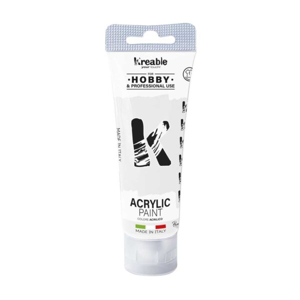 Toy Color Kreable mat akrilna boja 75 ml, bela
