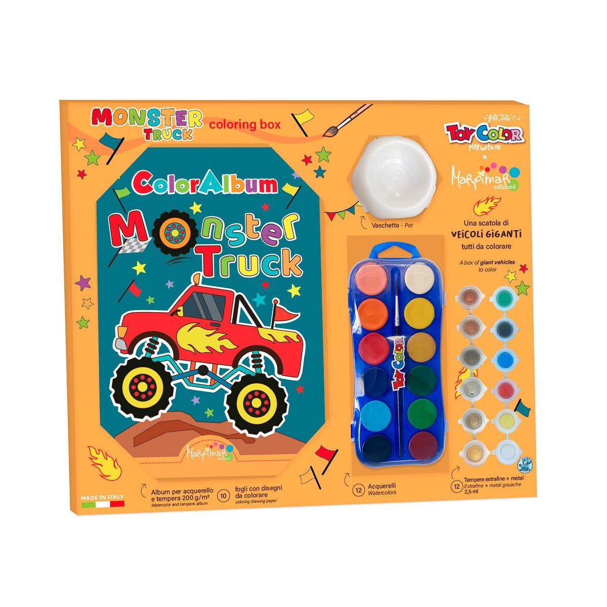 Toy Color kreativni set Monster Truck