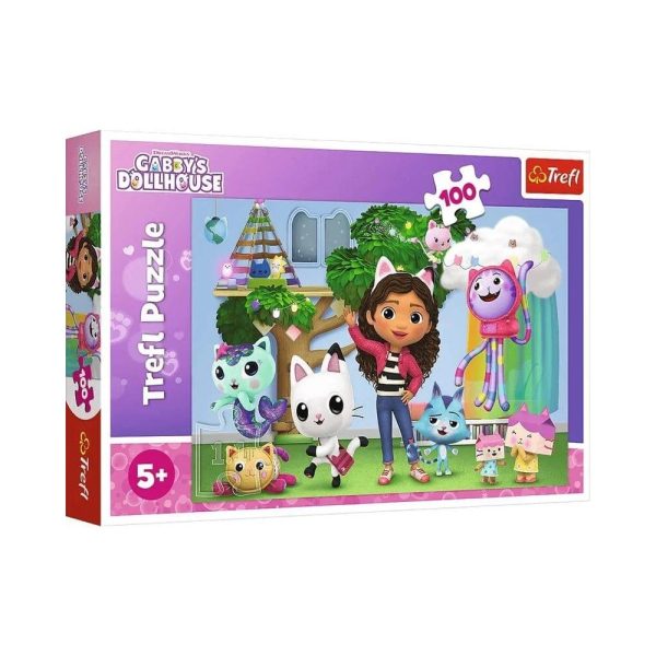 Trefl puzzle 100 delova, Gabby's Dollhouse