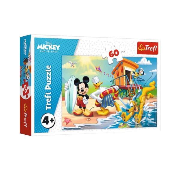 Trefl puzzle 60 delova, Miki Maus i prijatelji